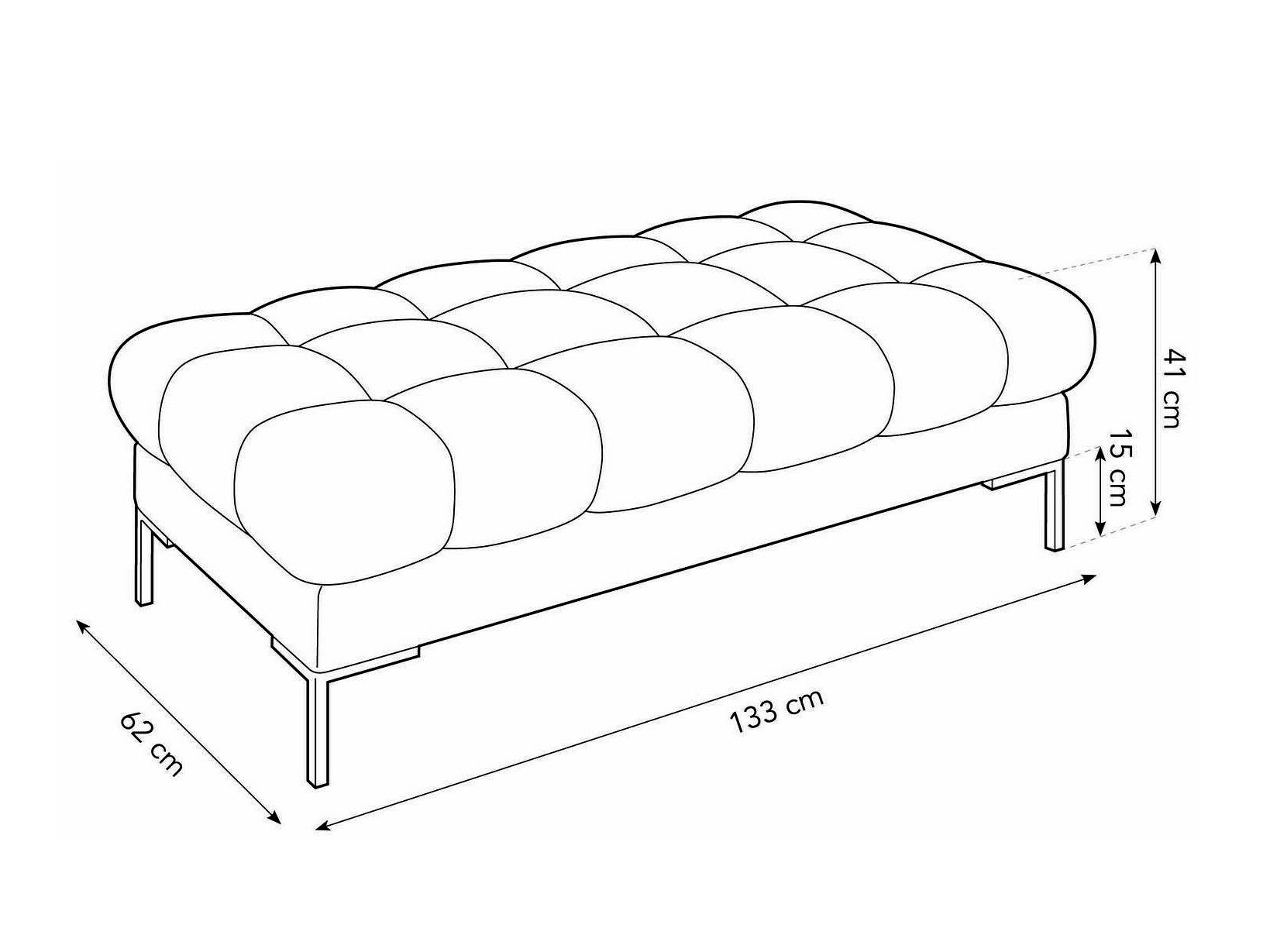 Tapecirana klupa Lormelo 104 (Bluvel 89)