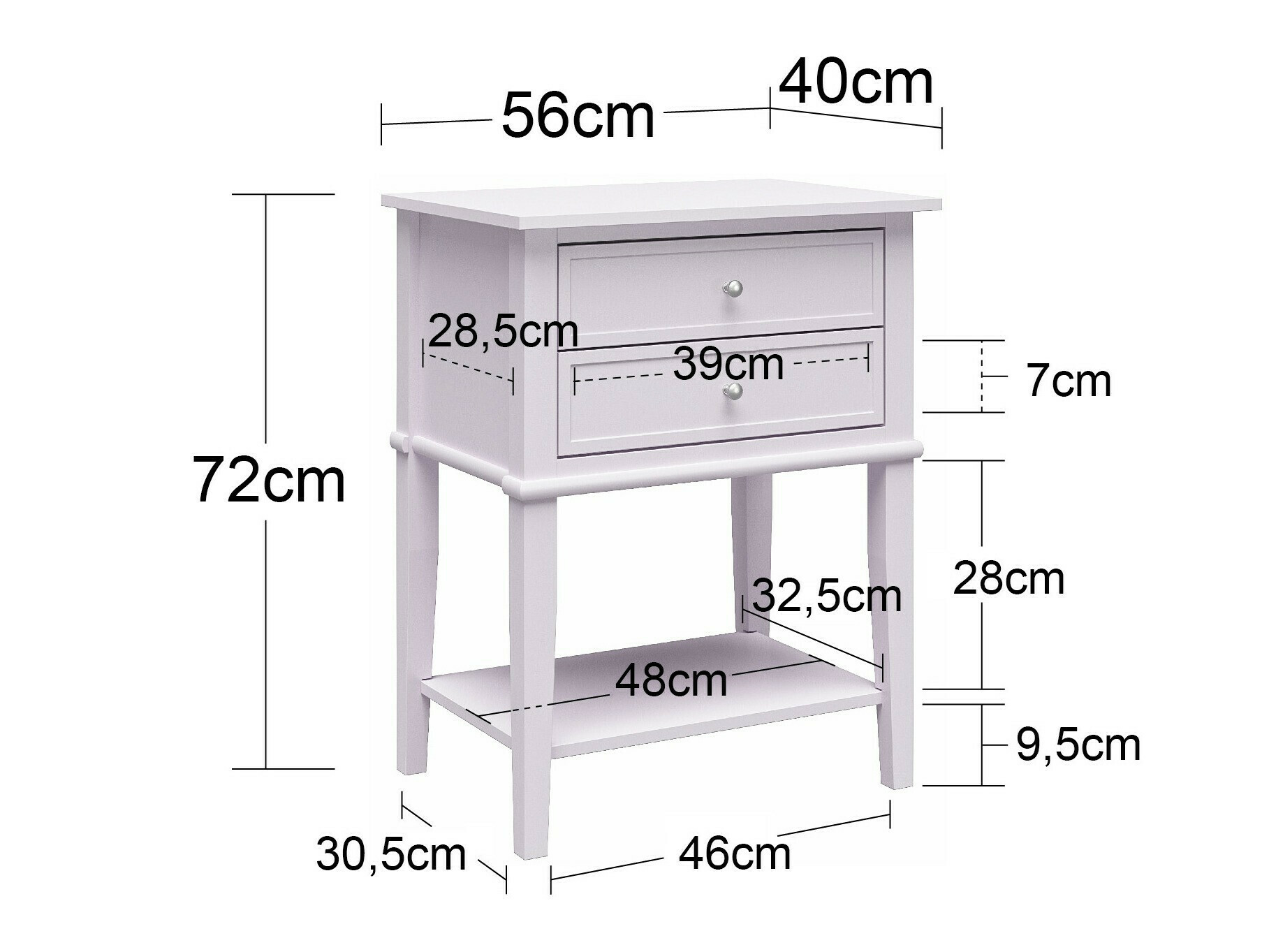 Pomoćni stolić Sonfivo 103 (Zelena)