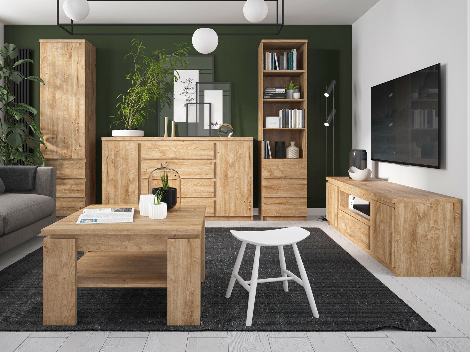 Stolić za kavu Merfere 119 (Hrast)