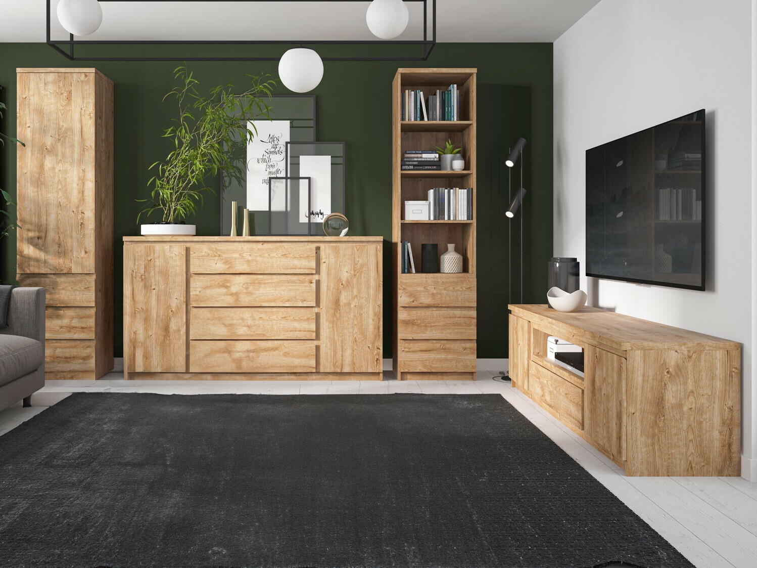 TV stol Merfere 108 (Hrast)