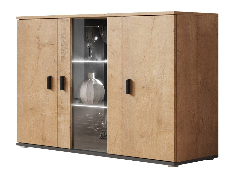 Ormarić Tornola 106 (Hrast Lefkas + Crna)