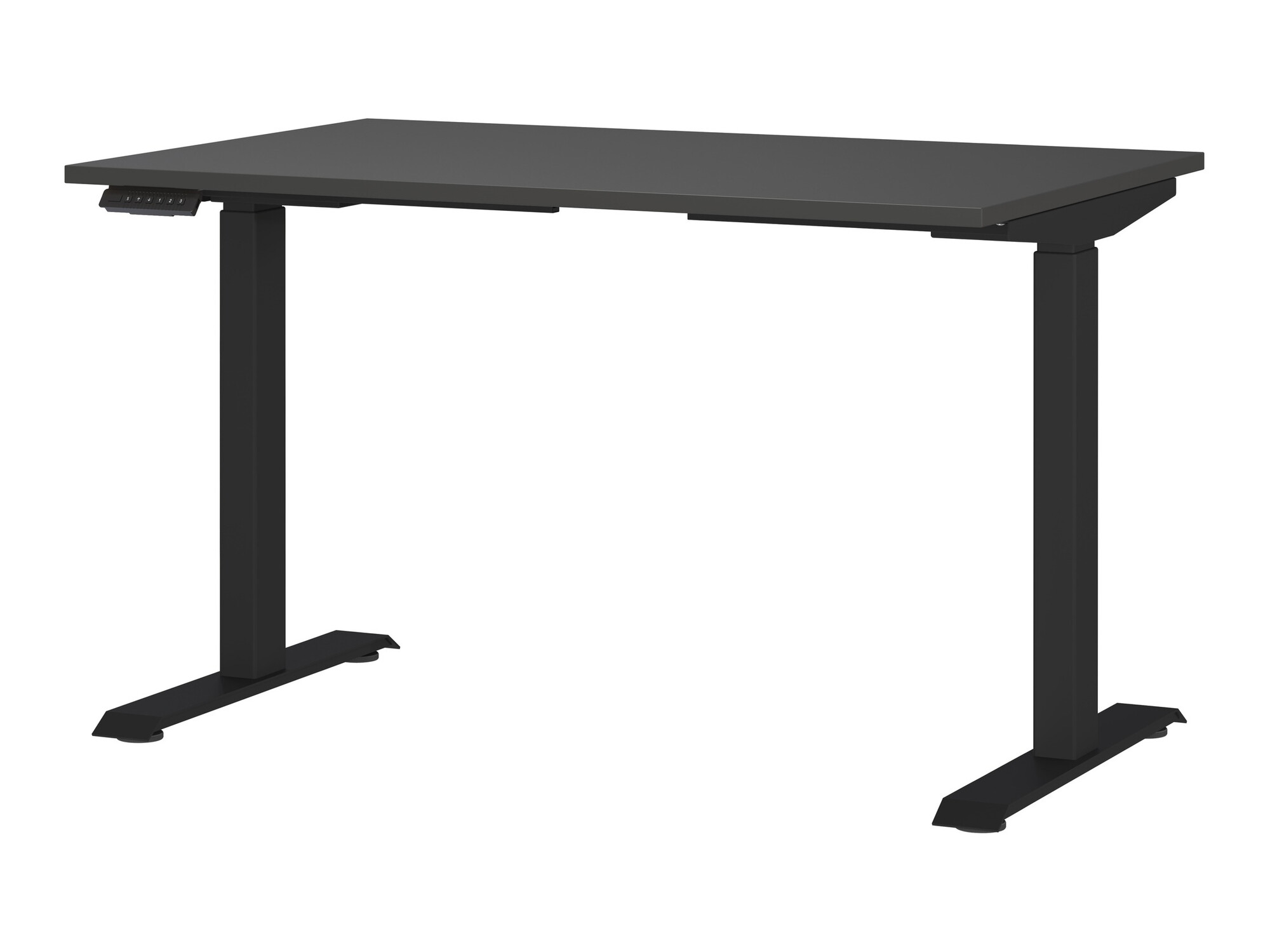 Radni stol podesiv po visini Vesbeno 104 (Grafit + Crna)