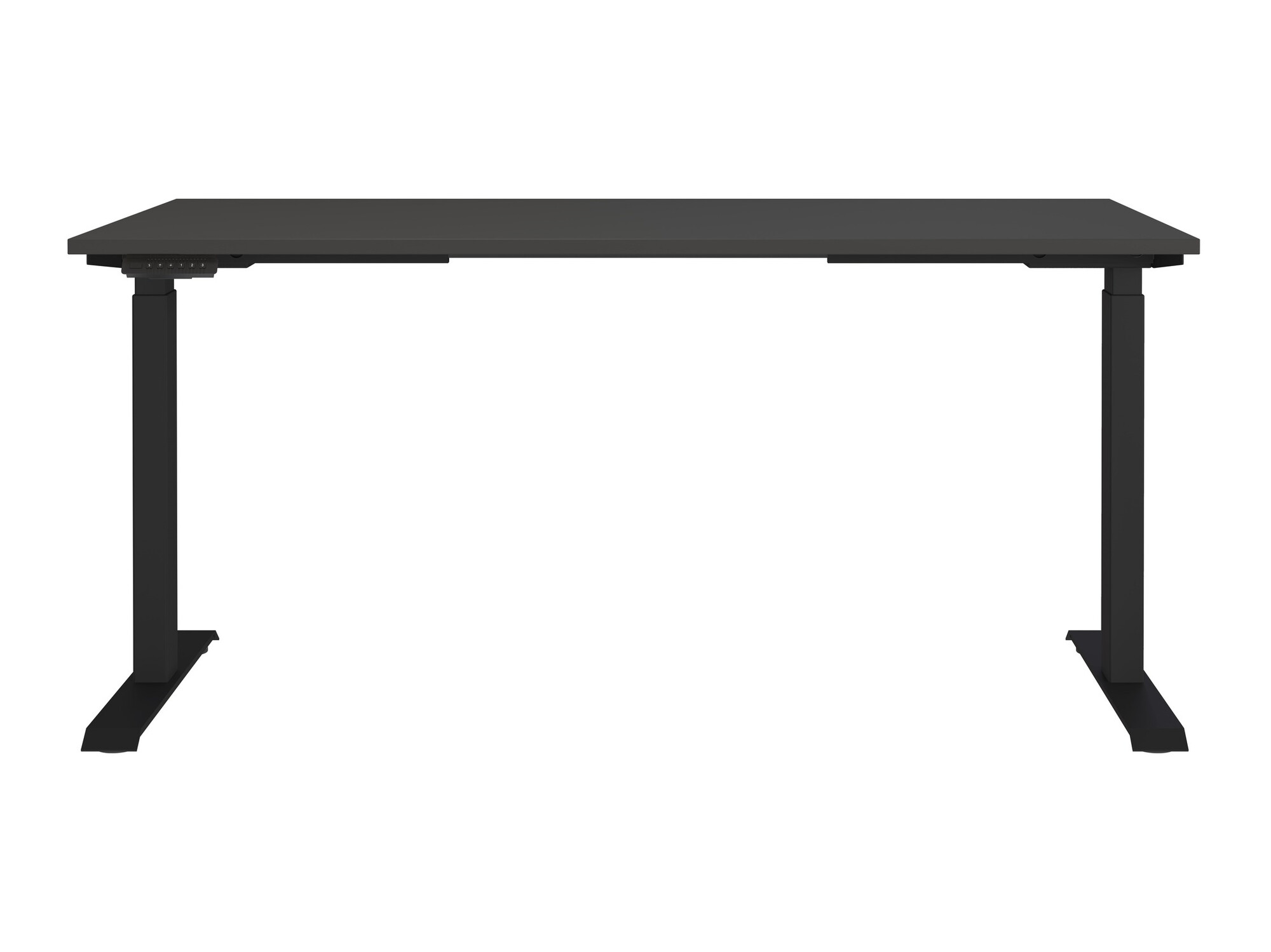 Radni stol podesiv po visini Vesbeno 106 (Grafit + Crna)