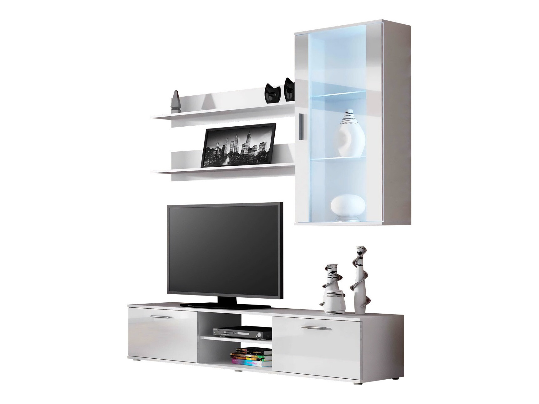 Dnevni boravak Tornola 113 (Bijela + Sjajno bijela)