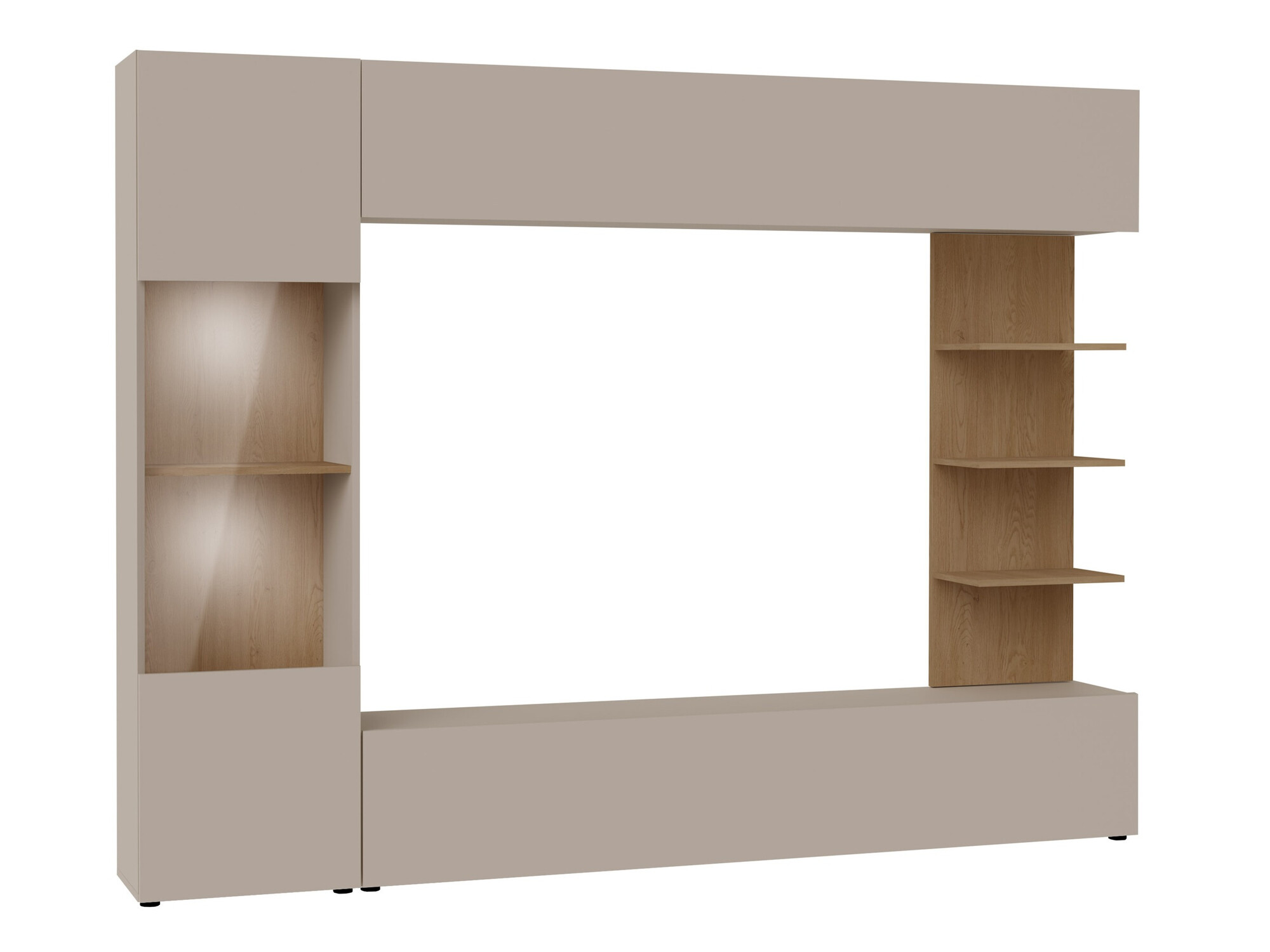 Set za dnevni boravak Comfivo 210 (Kašmir + Hrast)