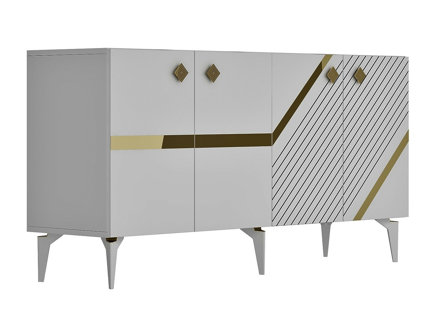 Ormarić Kailua 2265 (Bijela + Zlatna)