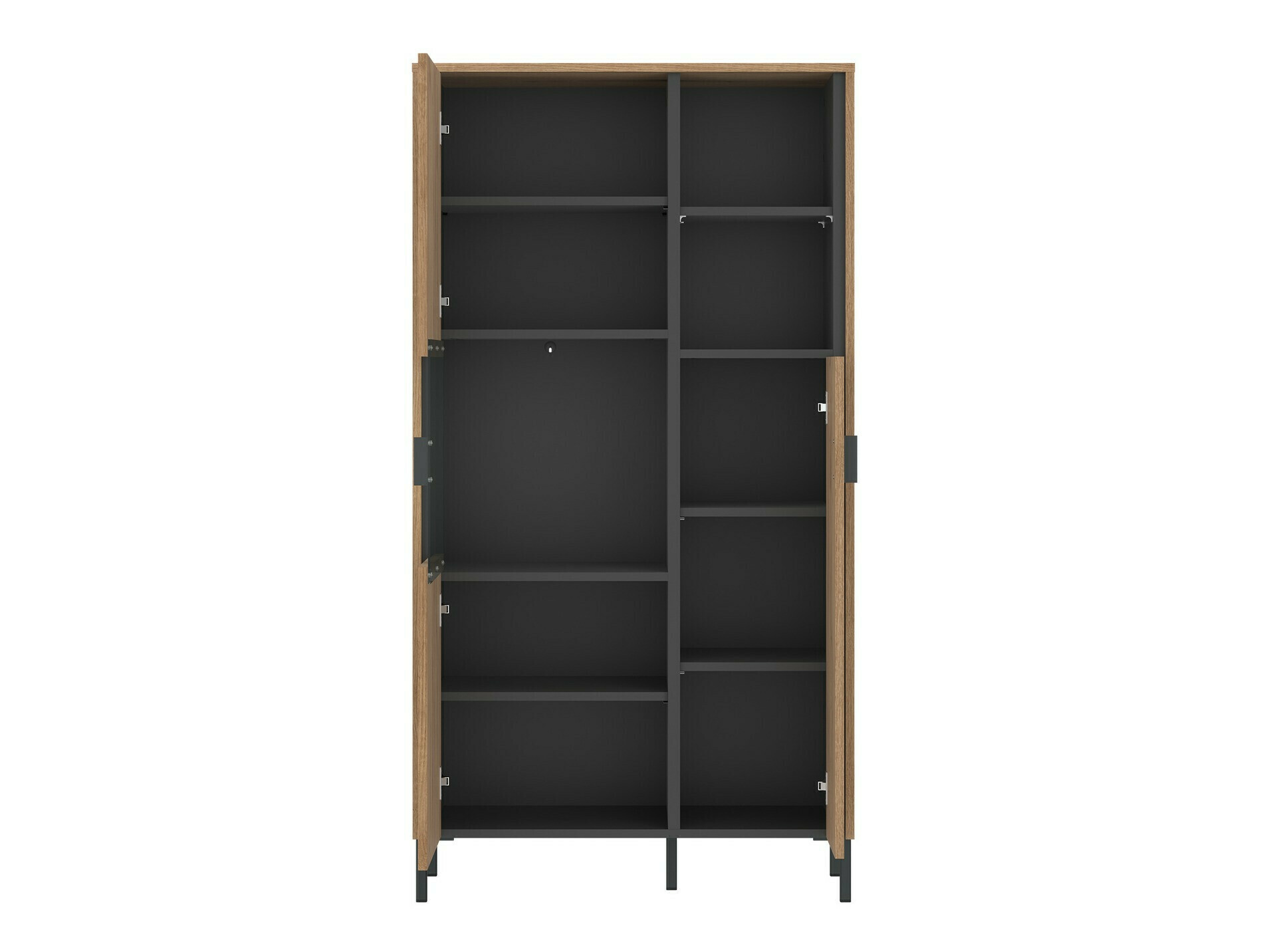 Polica Morelmi 108 (Antracit + Hrast)