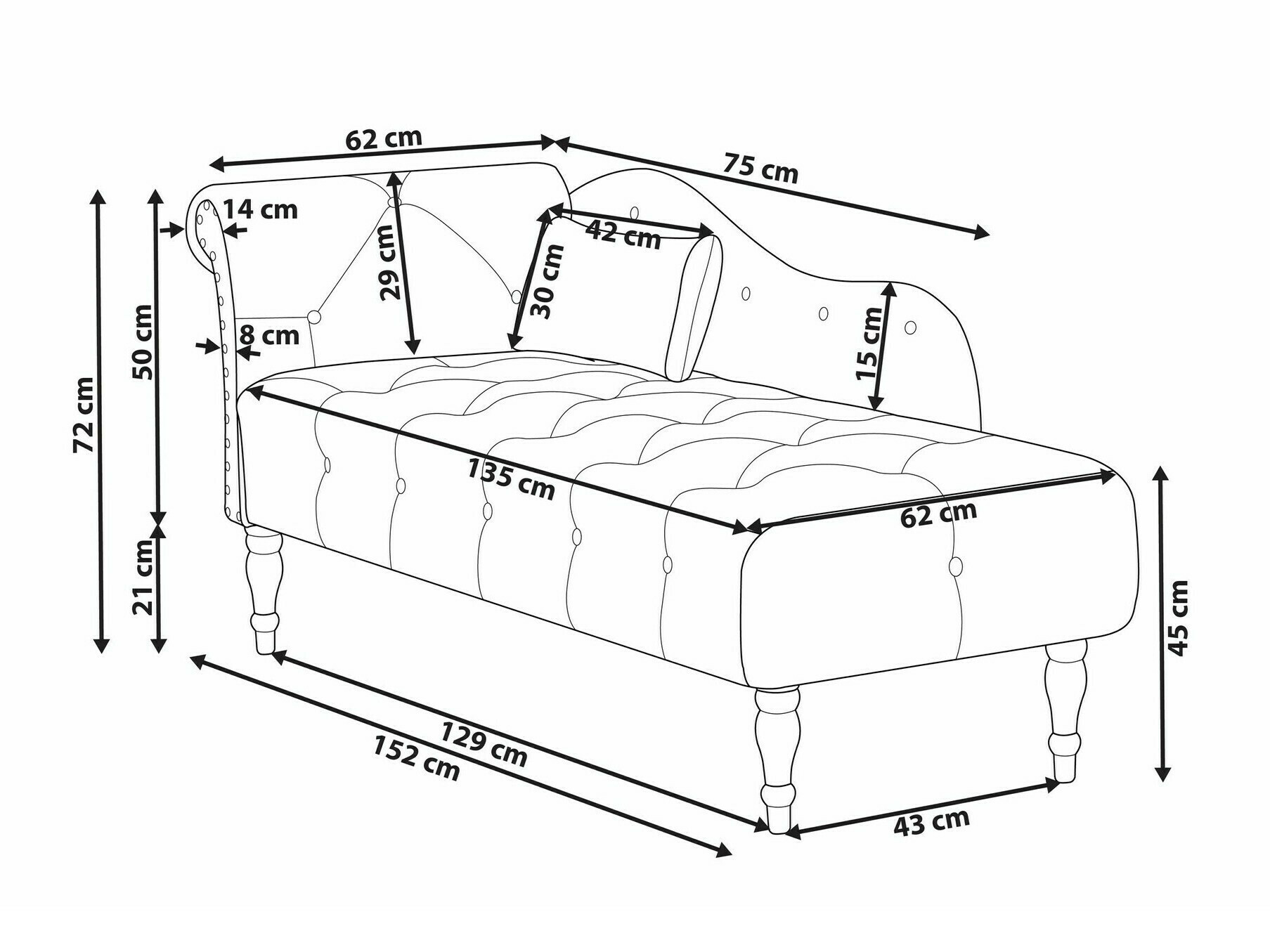 Ležaj Berwyn 2201 (Siva)