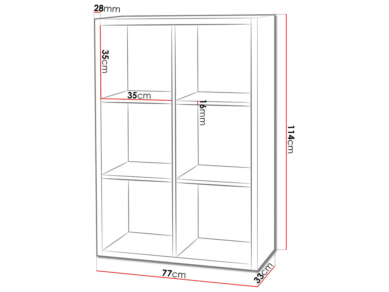 Polica Levnova 103 (Bijela)