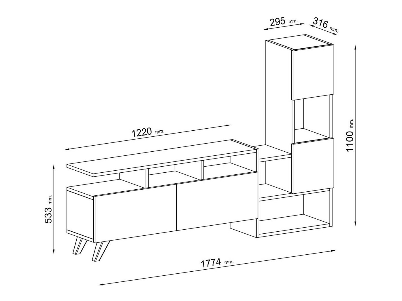 Set za dnevni boravak Kailua 2278