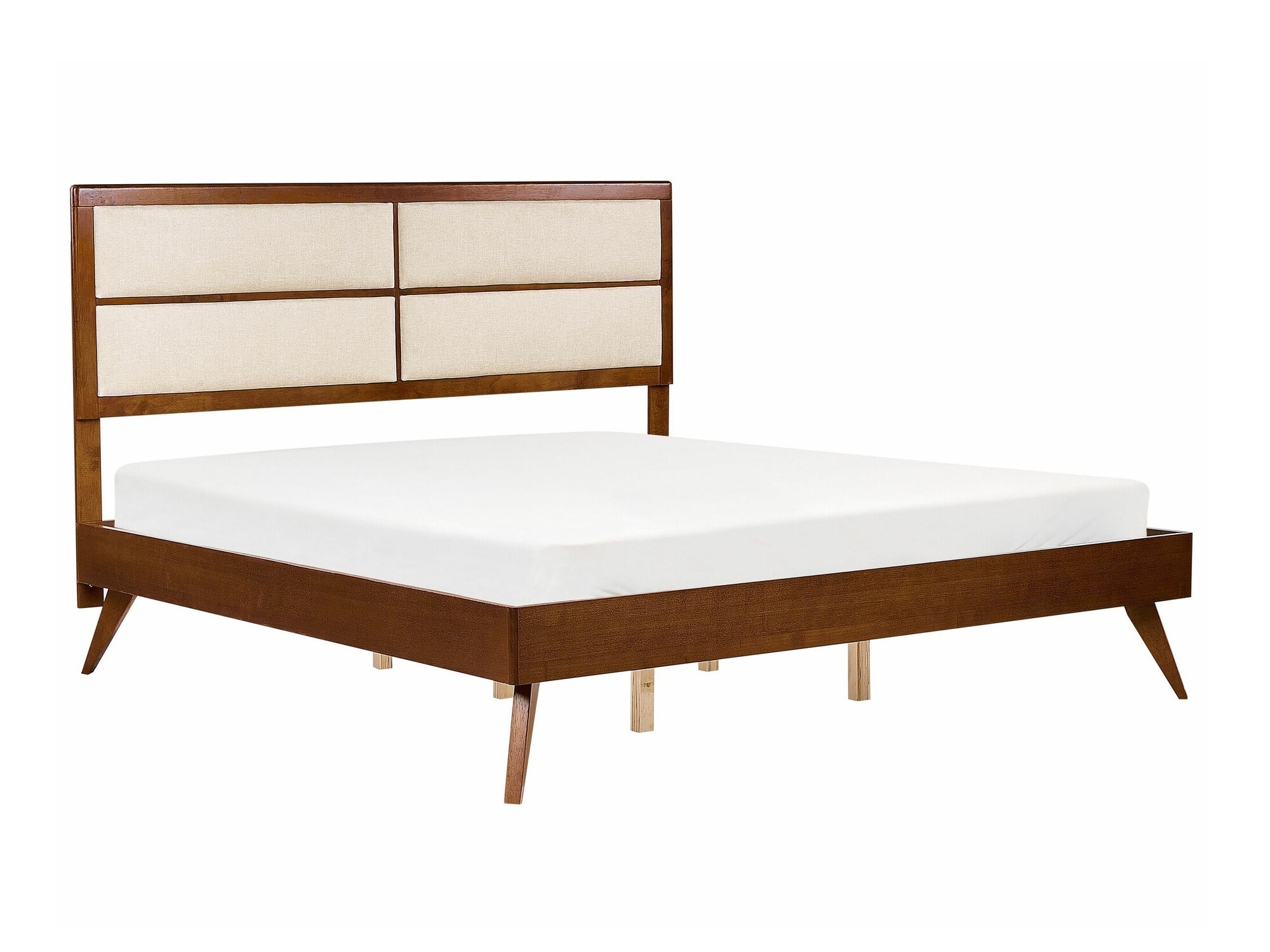 Krevet Berwyn 772 (Bež + Tamno drvo)