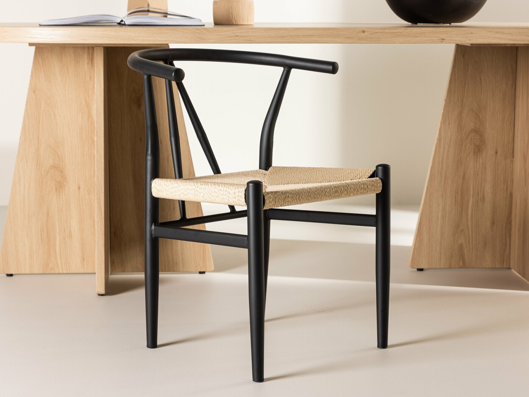 Stolica Dallas 4525 (Crna + Bež)