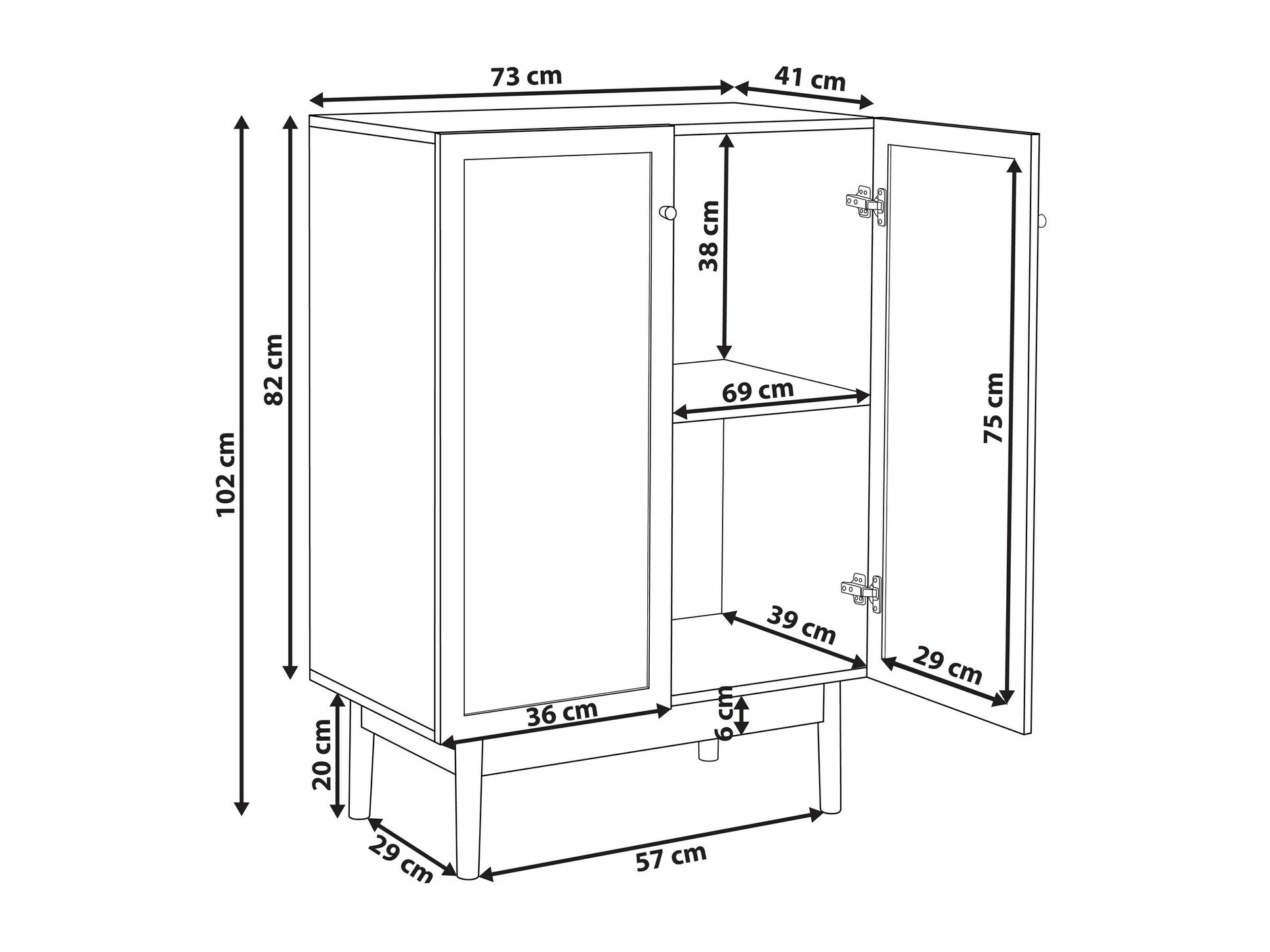 Ormarić Berwyn 2658