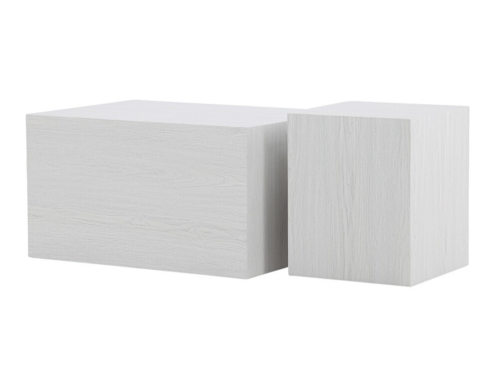 Set stolića za kavu Dallas 4539 (Izbijeljeni hrast)