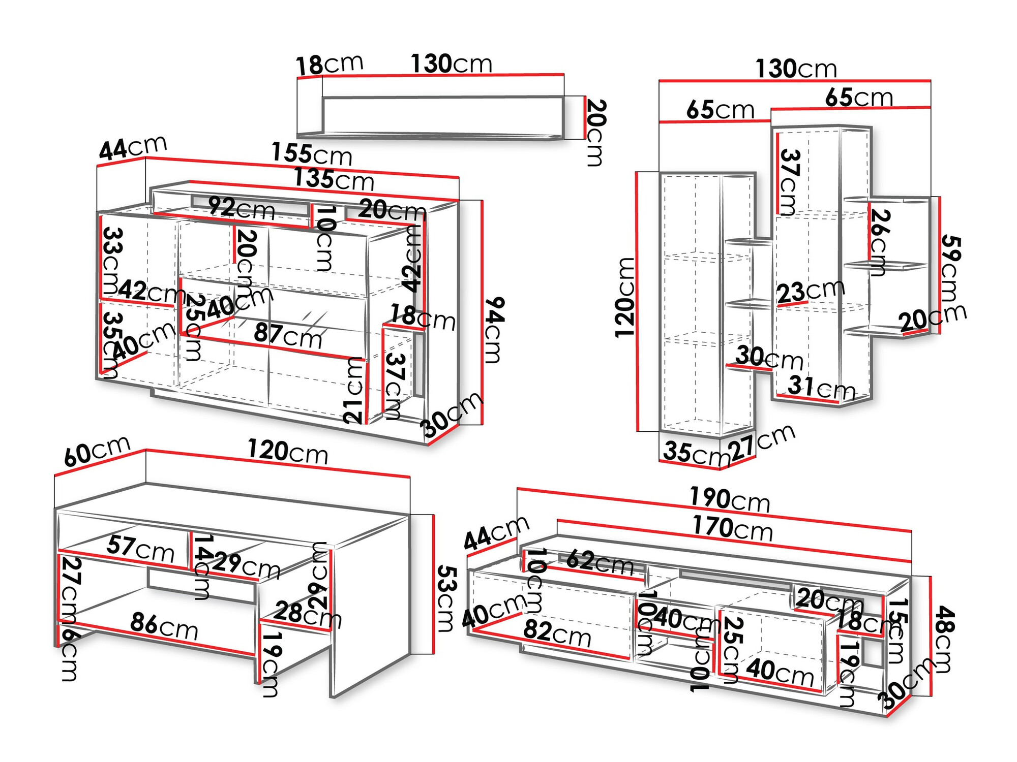 Set za dnevni boravak Fivfivi 103