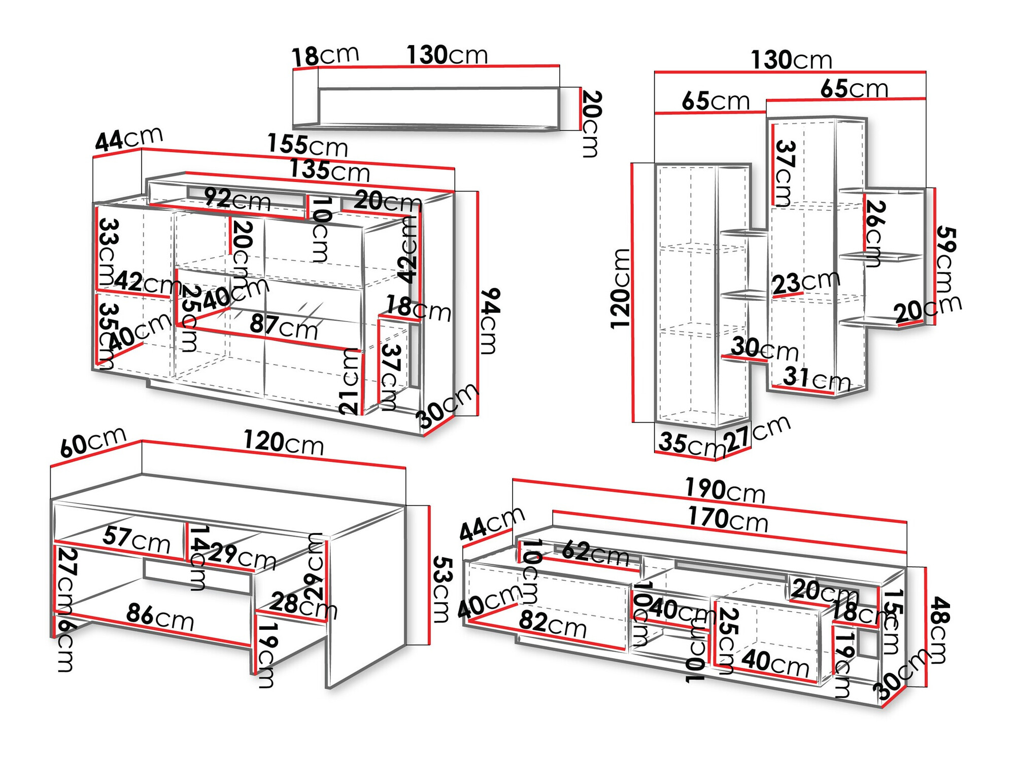 Set za dnevni boravak Fivfivi 103