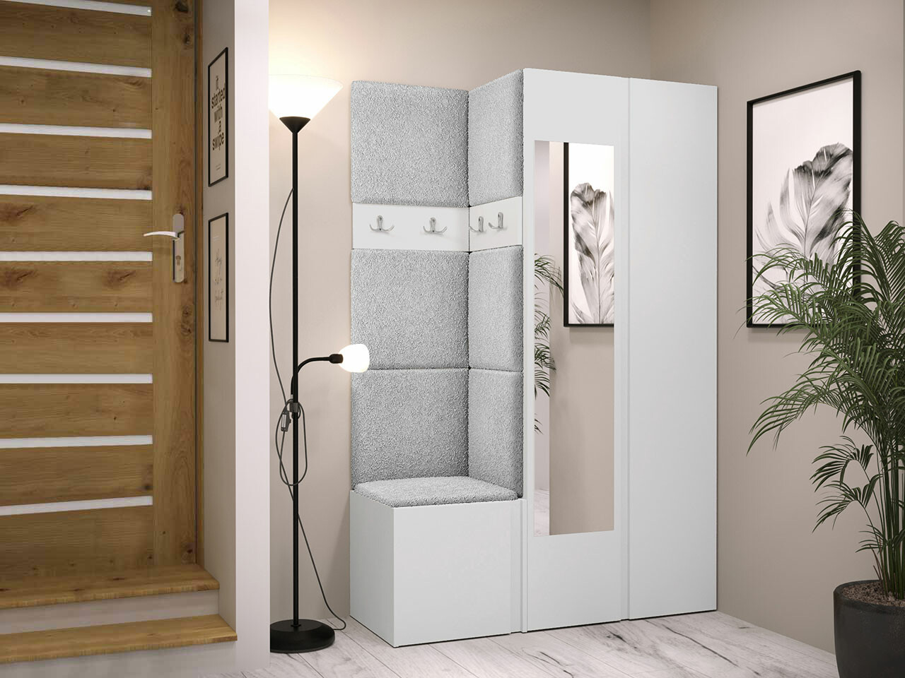 Set za hodnik Hartford 350 (Bijela)