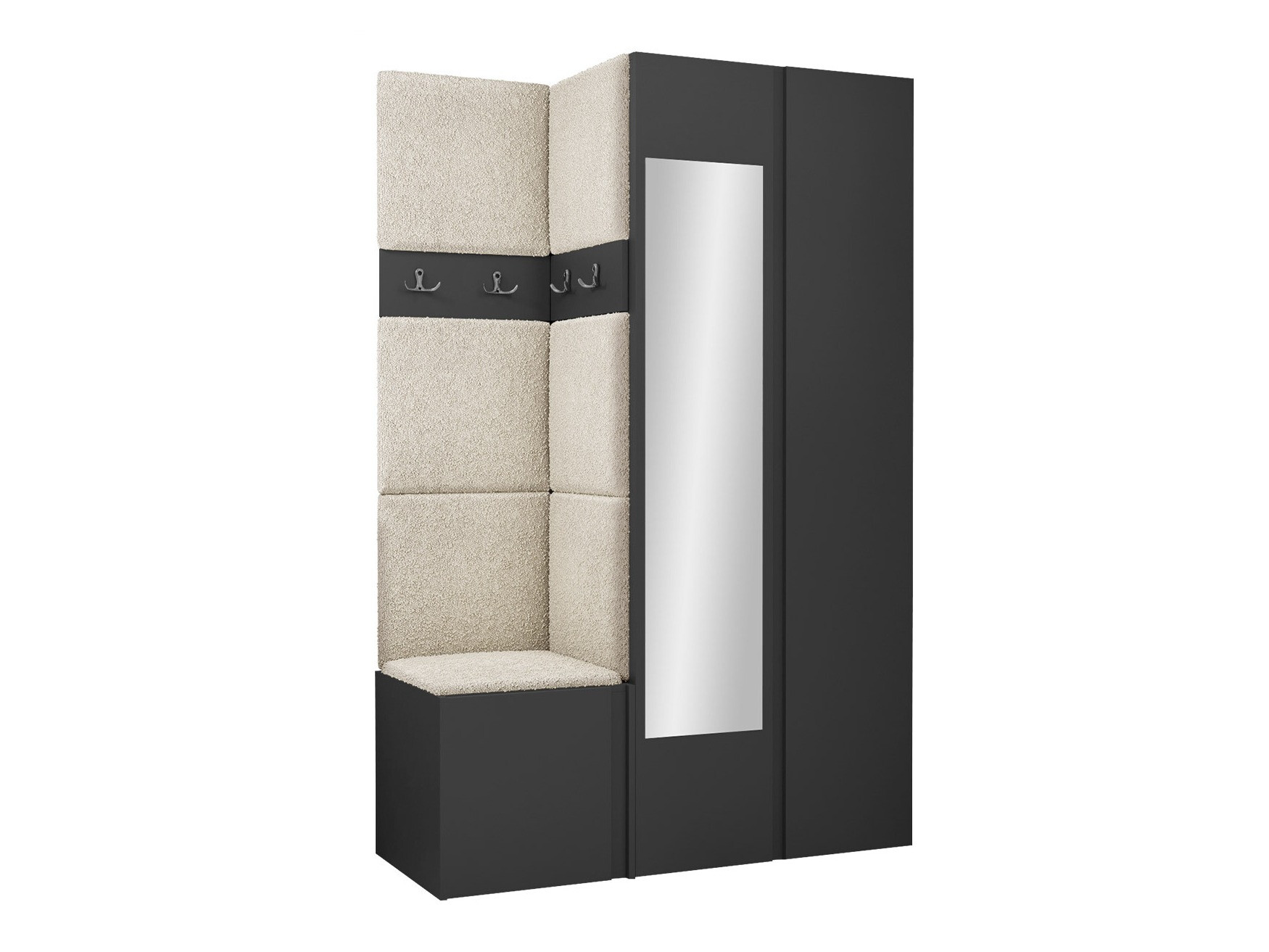 Set za hodnik Pinis XXVI (Grafit)