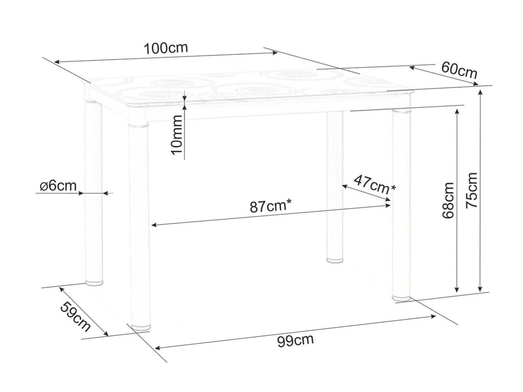 Stol Detroit 604 (Krem)