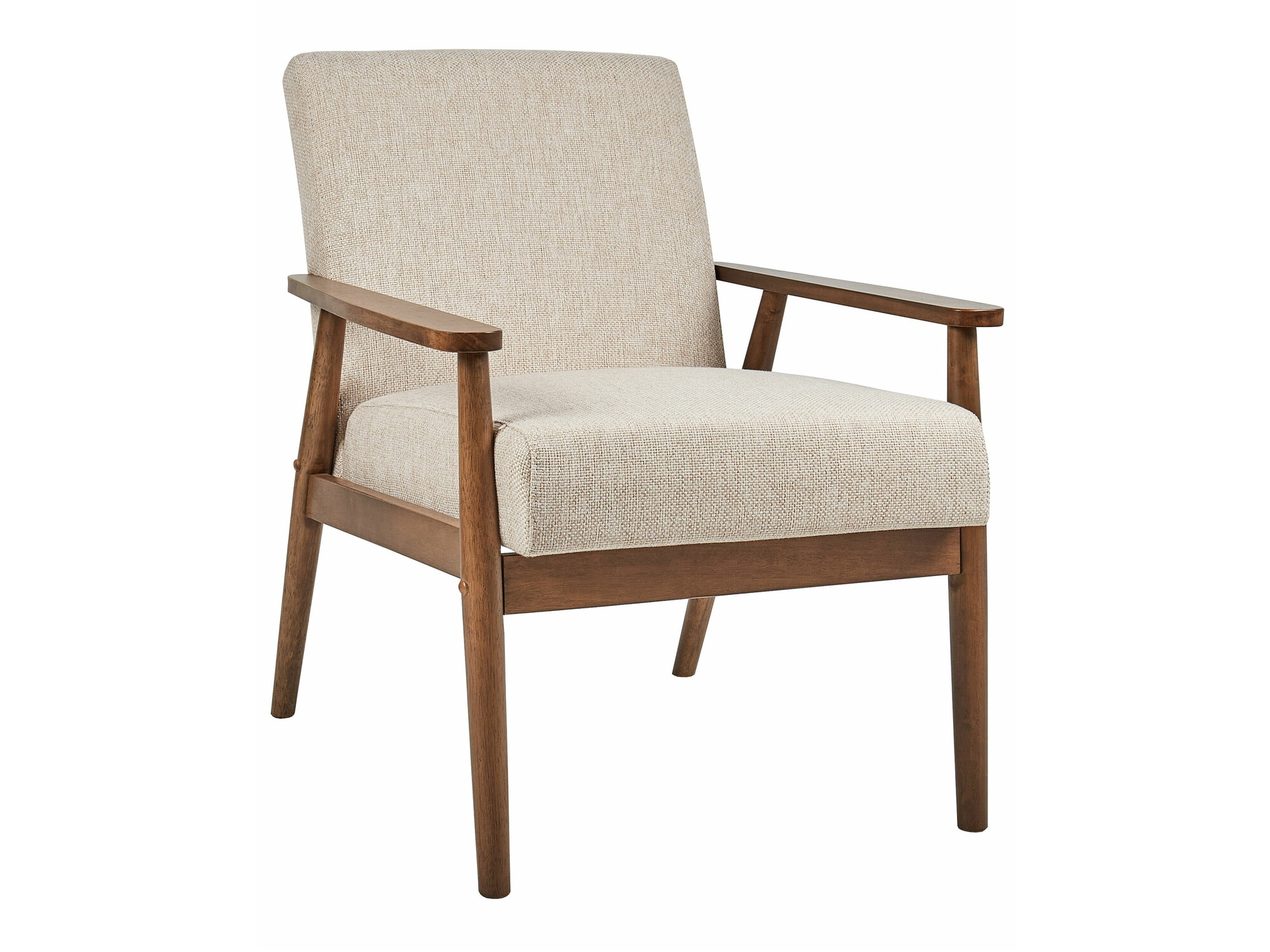 Fotelja Berwyn 2214 (Tamno drvo + Svijetlo smeđa)