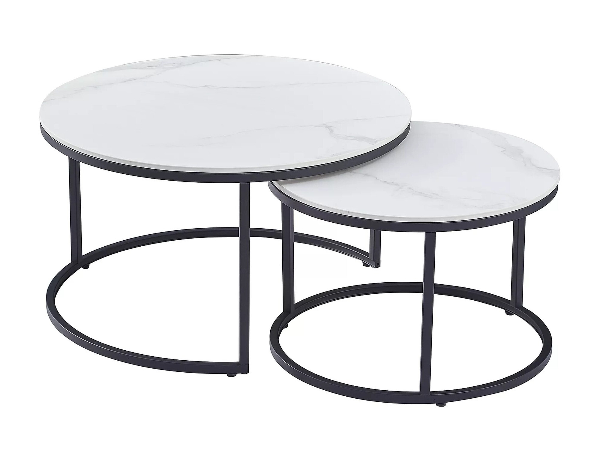 Set stolića za kavu Detroit 607 (Bijeli mramor)