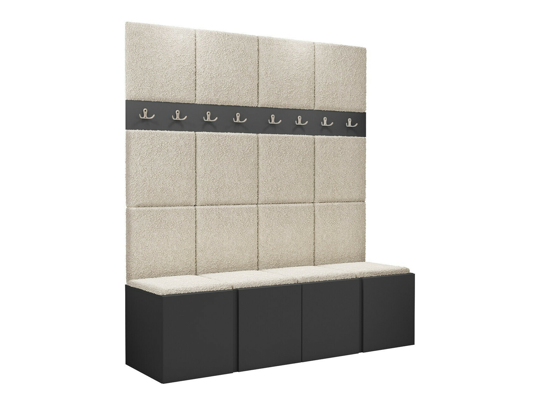 Set za hodnik Hartford 268 (Grafit)