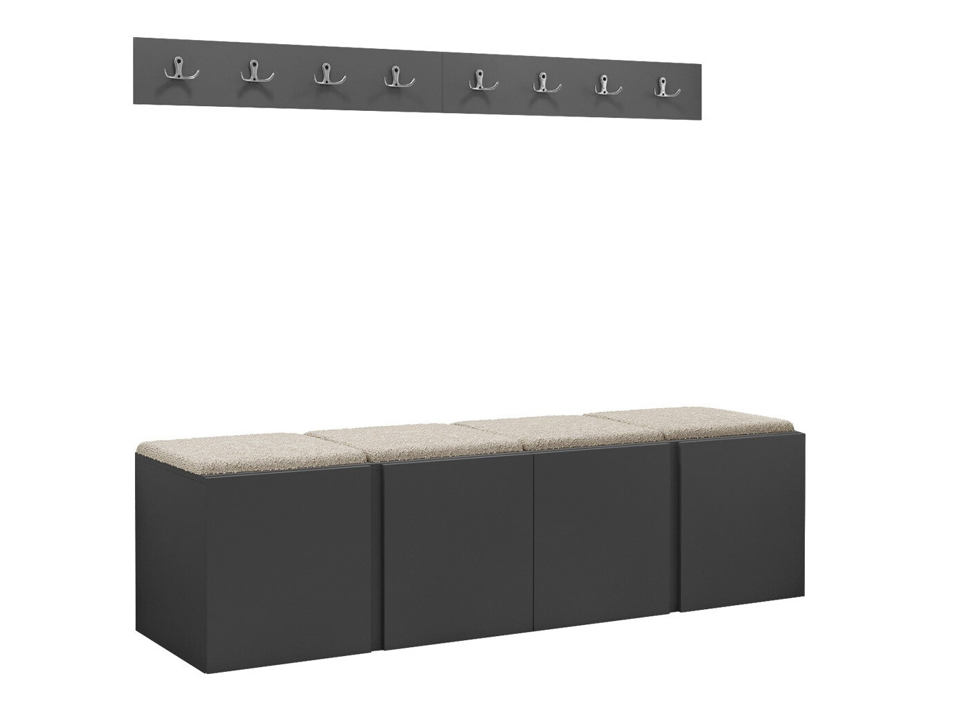 Set za hodnik Hartford 276 (Grafit)