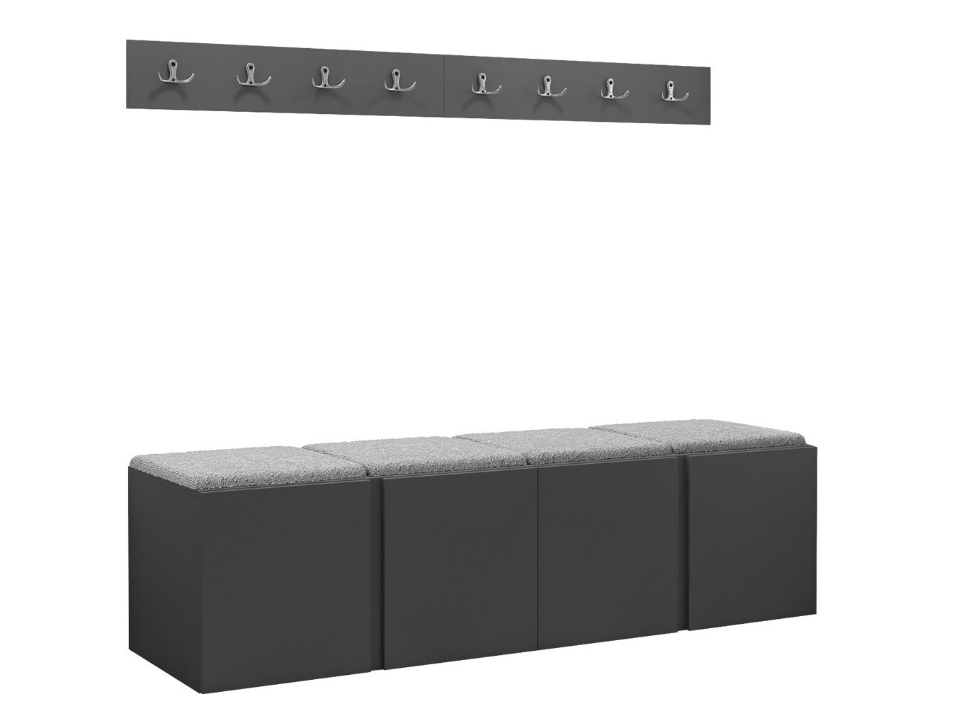 Set za hodnik Hartford 276 (Grafit)