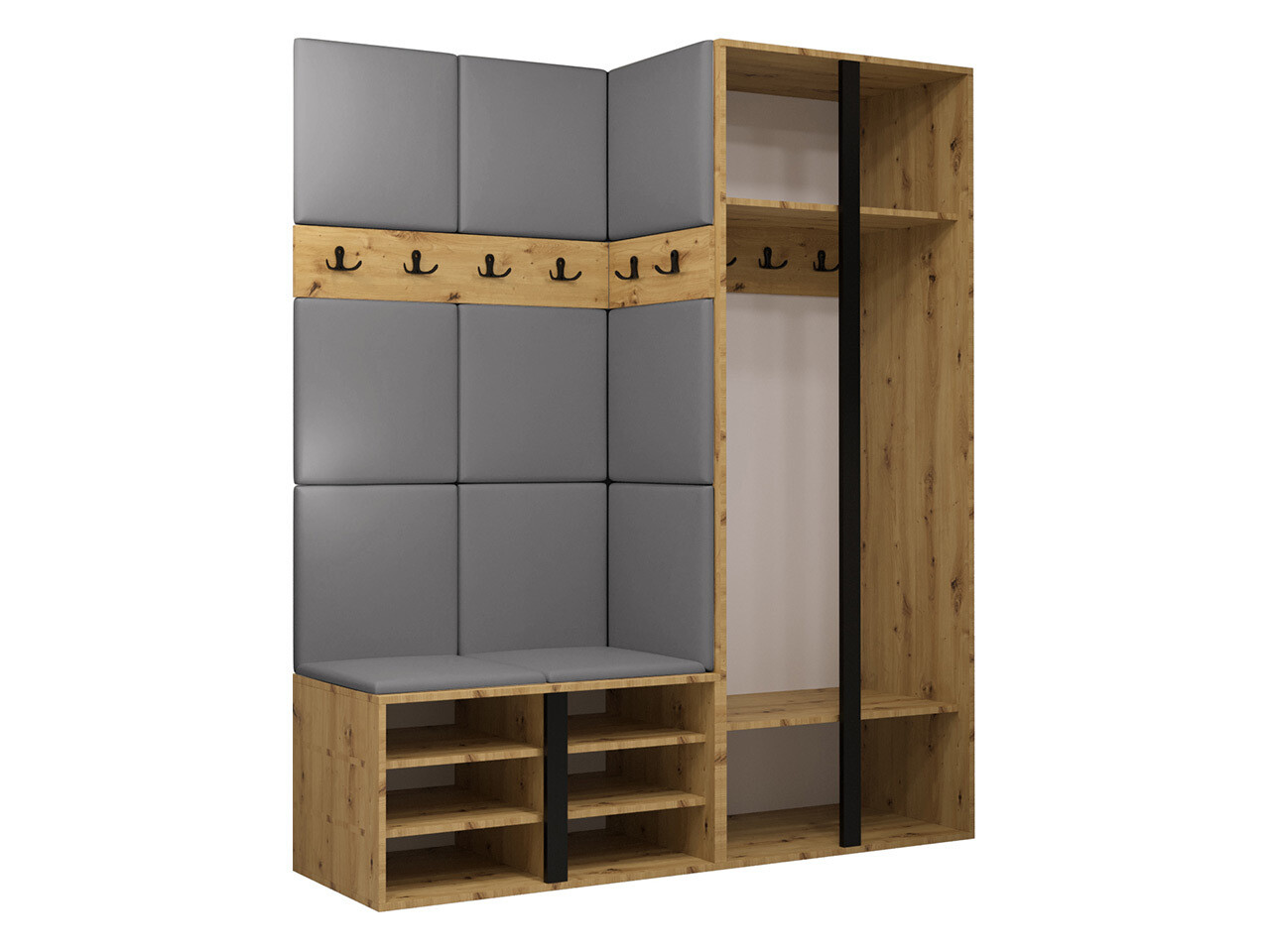 Set za hodnik Hartford 278 (Grafit)