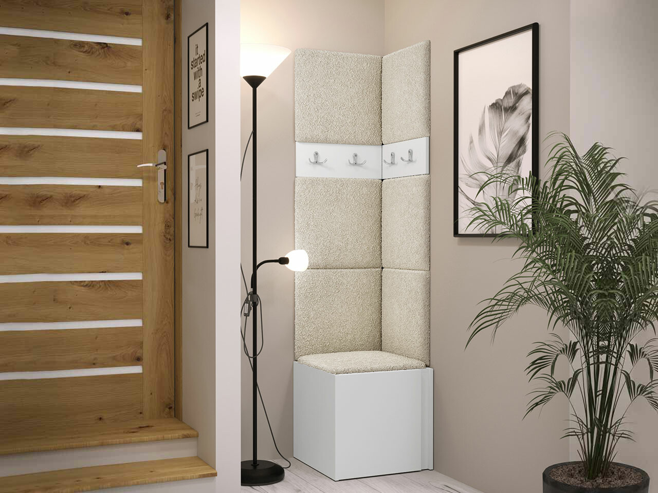 Set za hodnik Hartford 347 (Bijela)