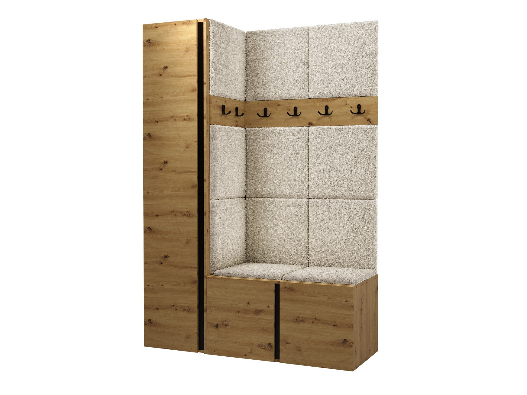 Set za hodnik Hartford 471 (Artisan hrast)