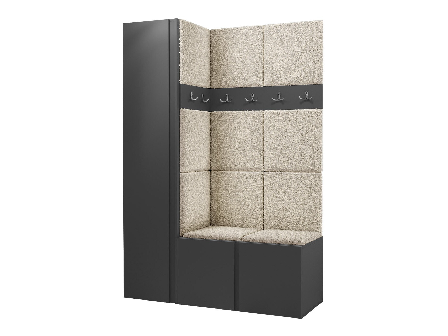 Set za hodnik Hartford 471 (Grafit)