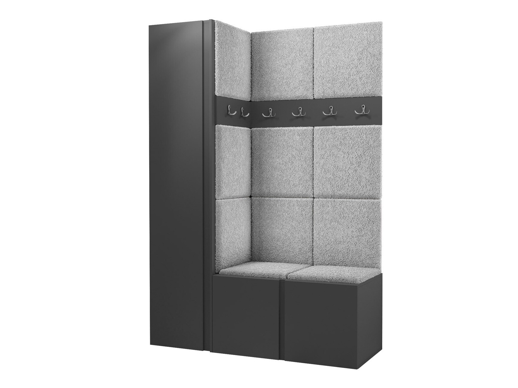 Set za hodnik Hartford 471 (Grafit)