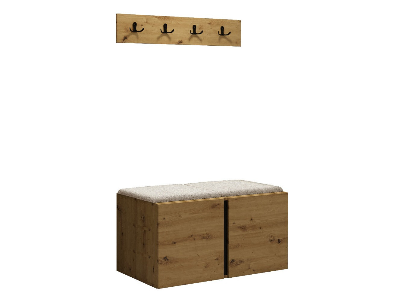 Set za hodnik Pinis VI (Hrast Artisan)