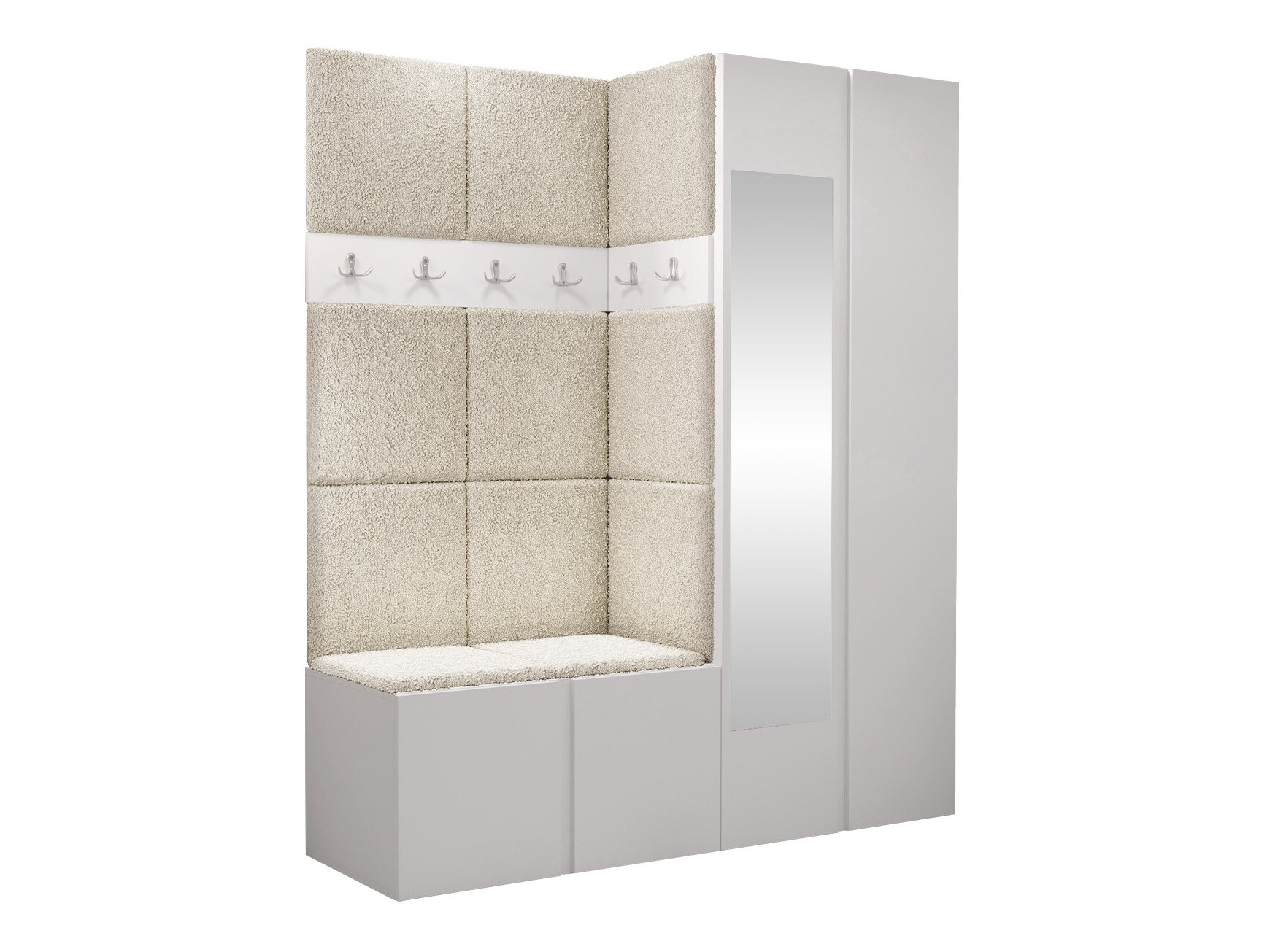 Set za hodnik Pinis X (Bijela)