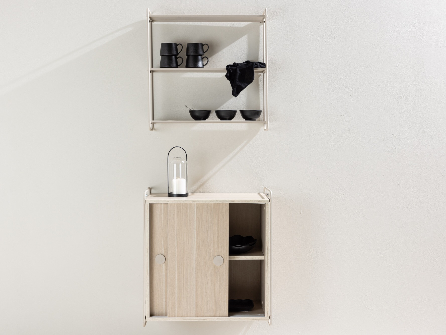 Zidna polica Dallas 4550 (Bež)