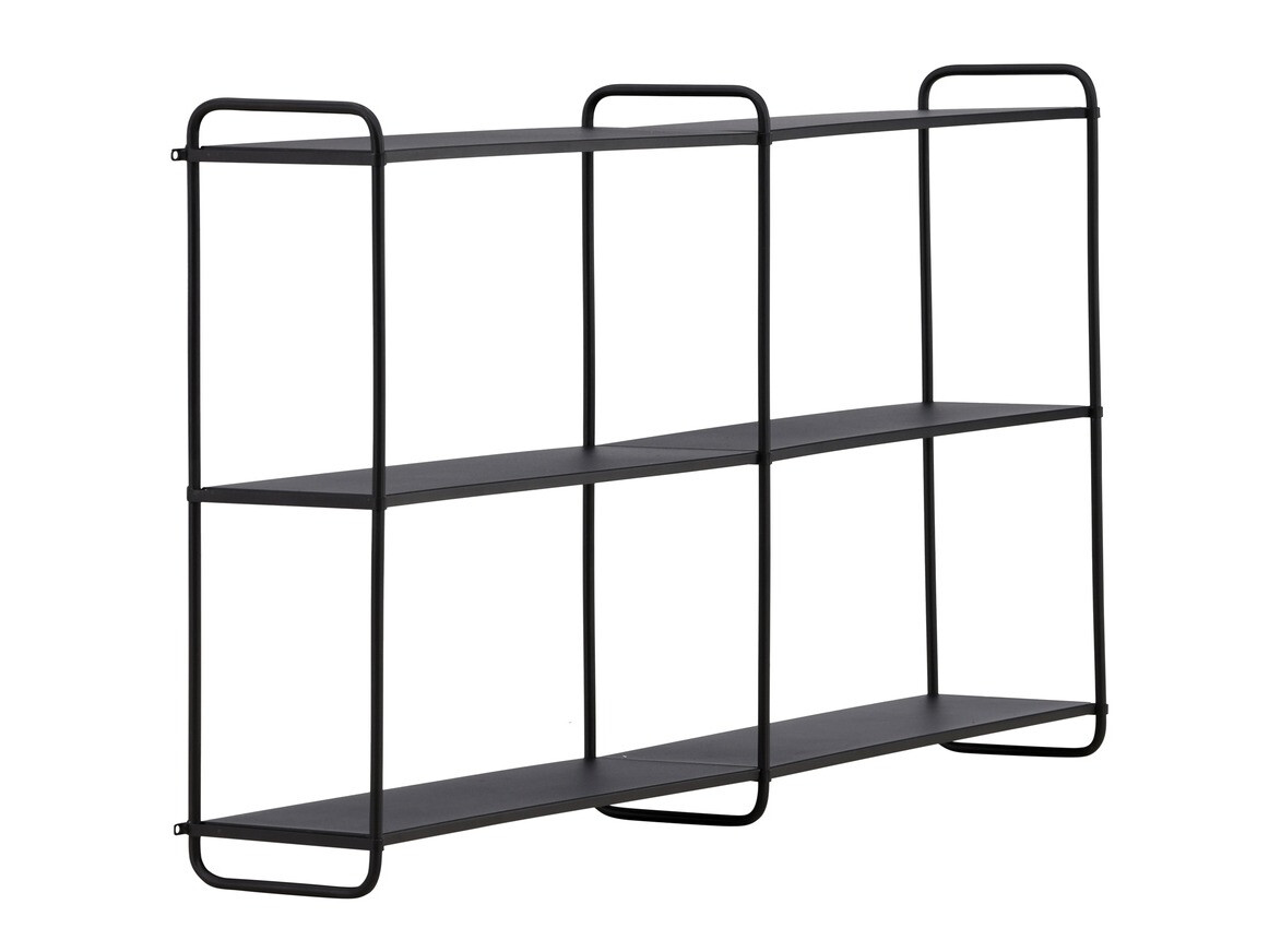 Zidna polica Dallas 4551 (Crna)