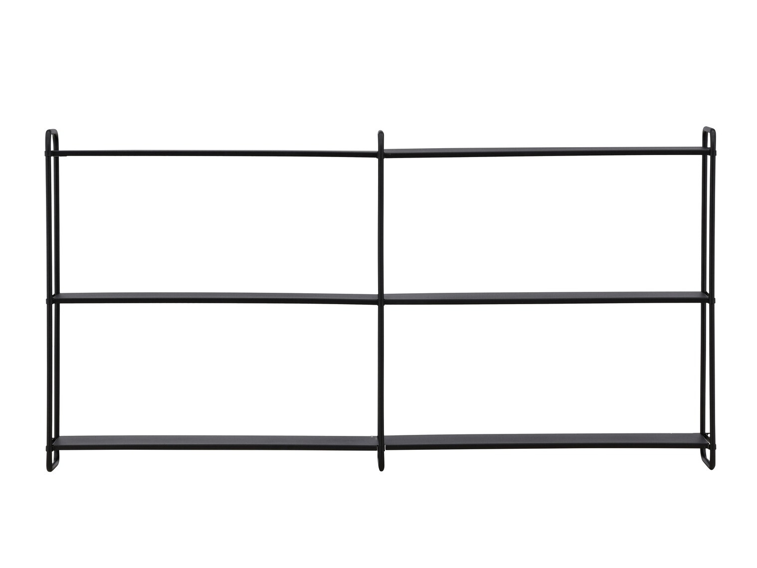 Zidna polica Dallas 4551 (Crna)