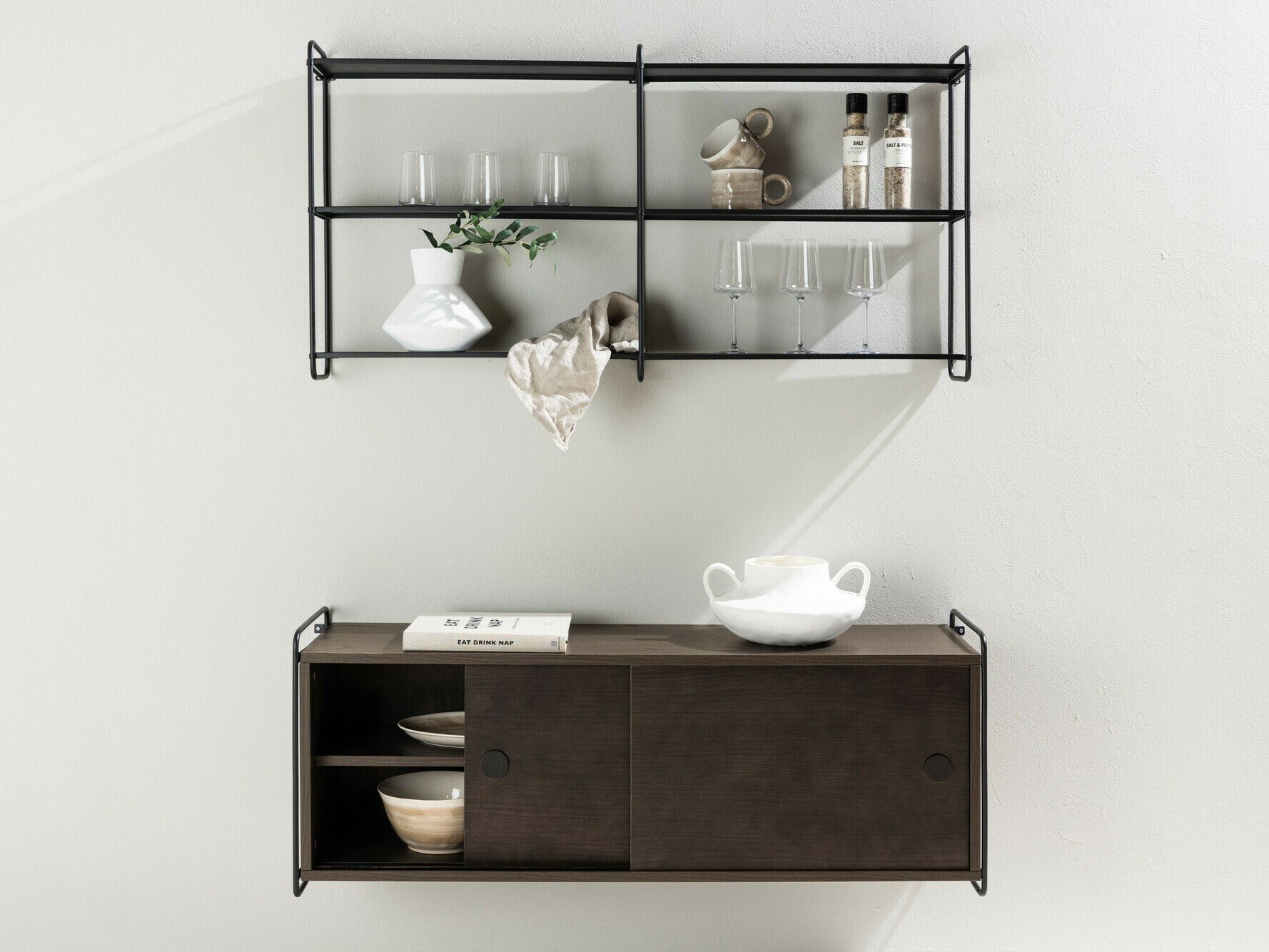 Zidni ormarić Dallas 4530 (Smeđa)