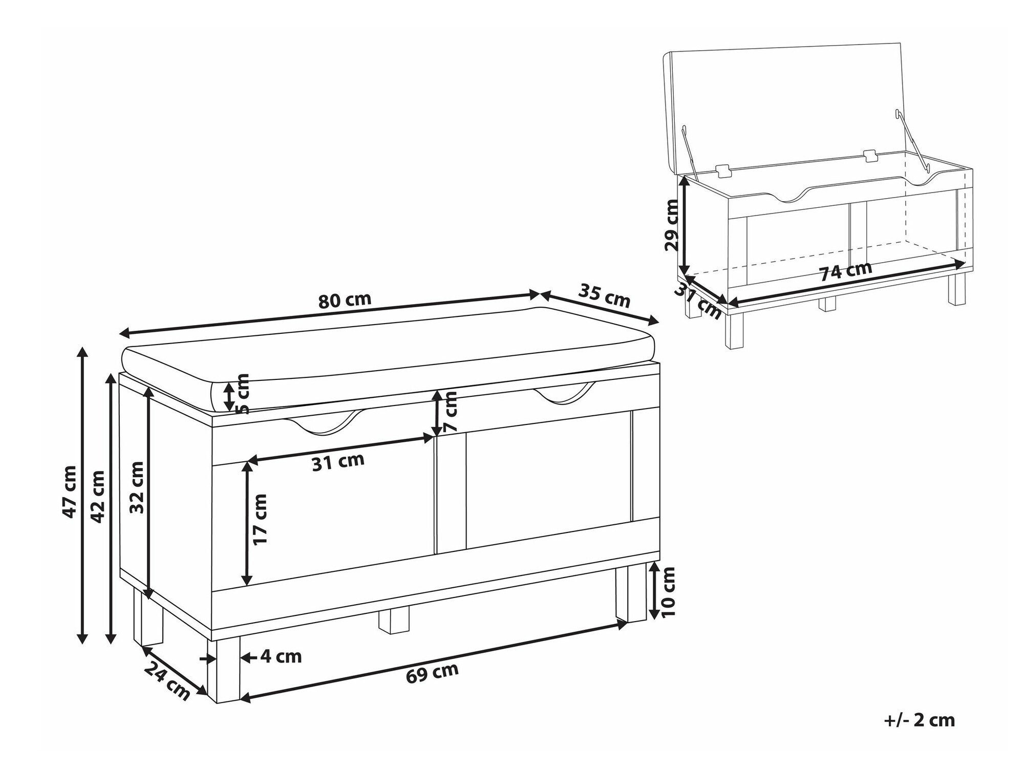 Ormarić za cipele Berwyn 2216