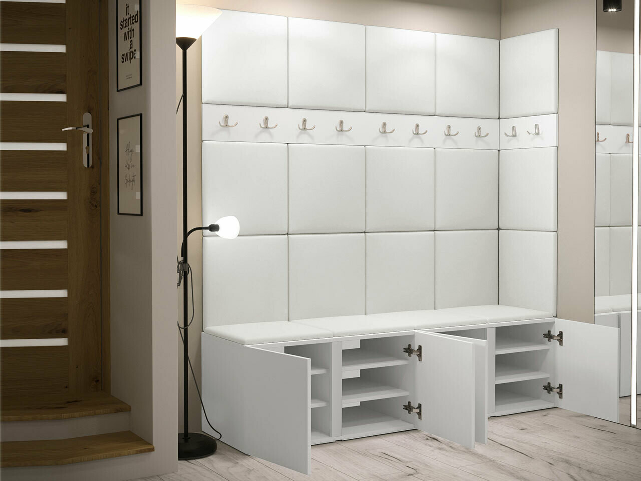 Set za hodnik Hartford 265 (Bijela)