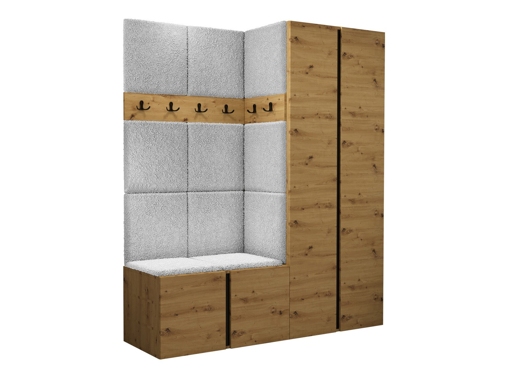 Set za hodnik Hartford 266 (Hrast Artisan)