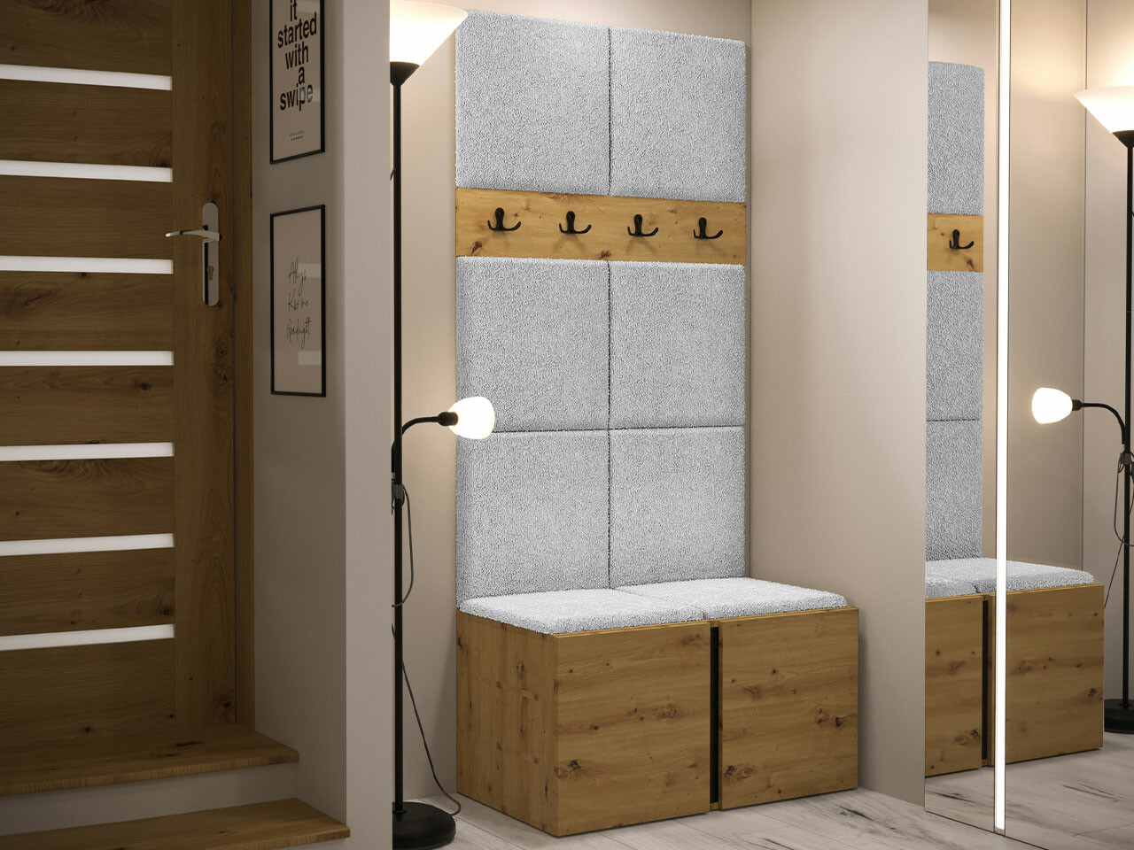 Set za hodnik Hartford 267 (Artisan hrast)