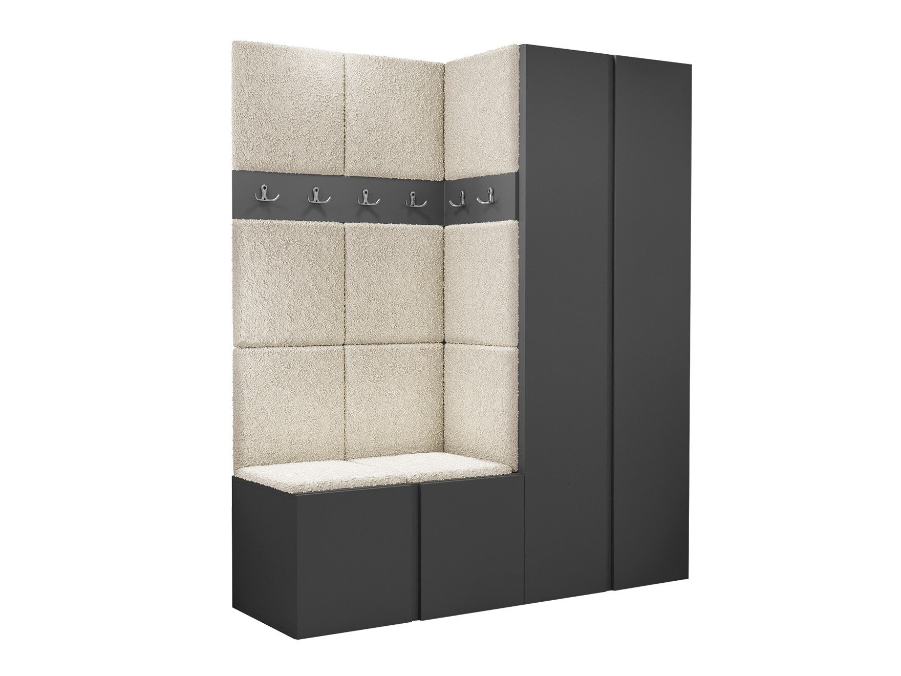 Set za hodnik Pinis III (Grafit)