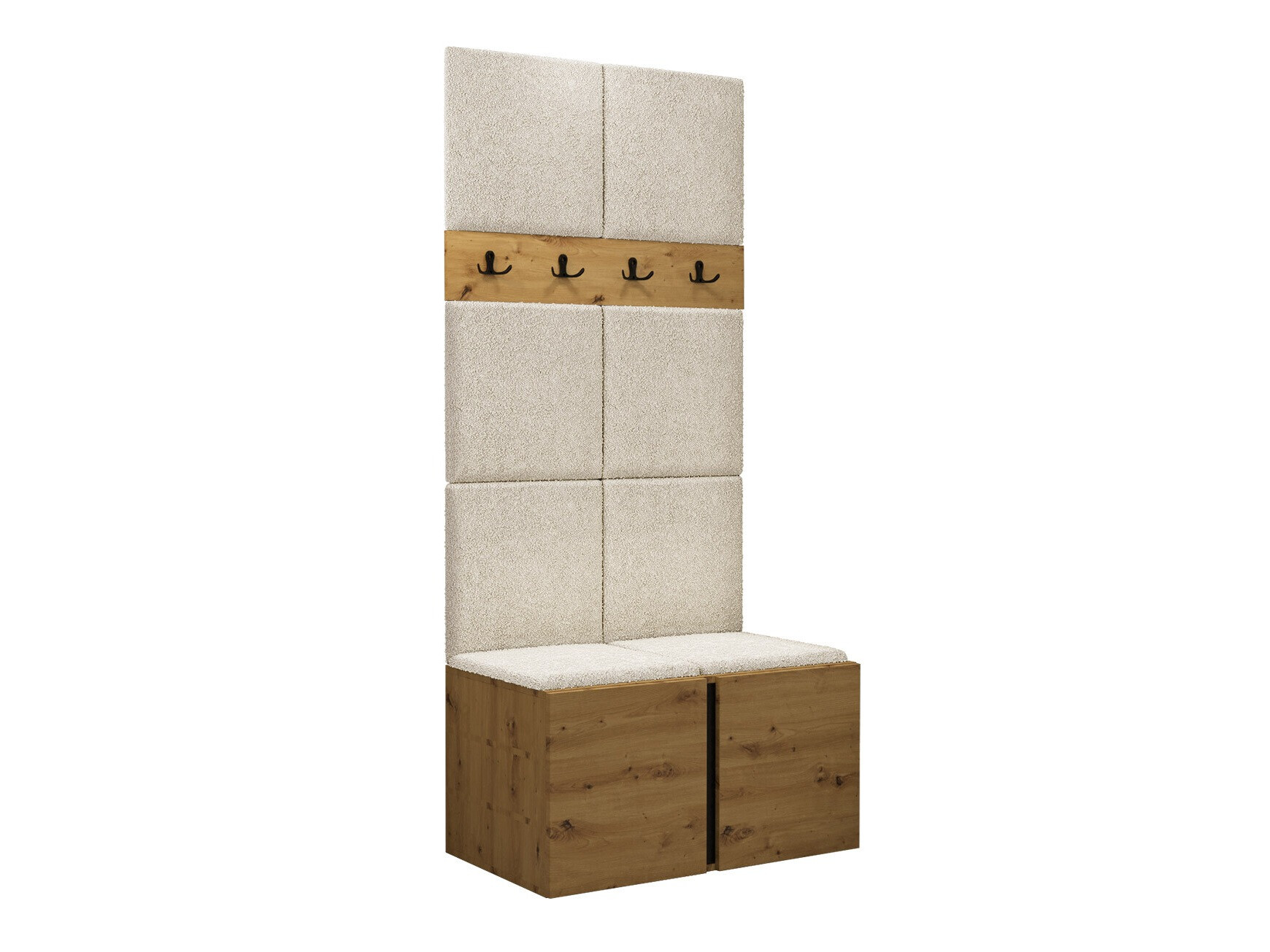 Set za hodnik Pinis IV (Hrast Artisan)