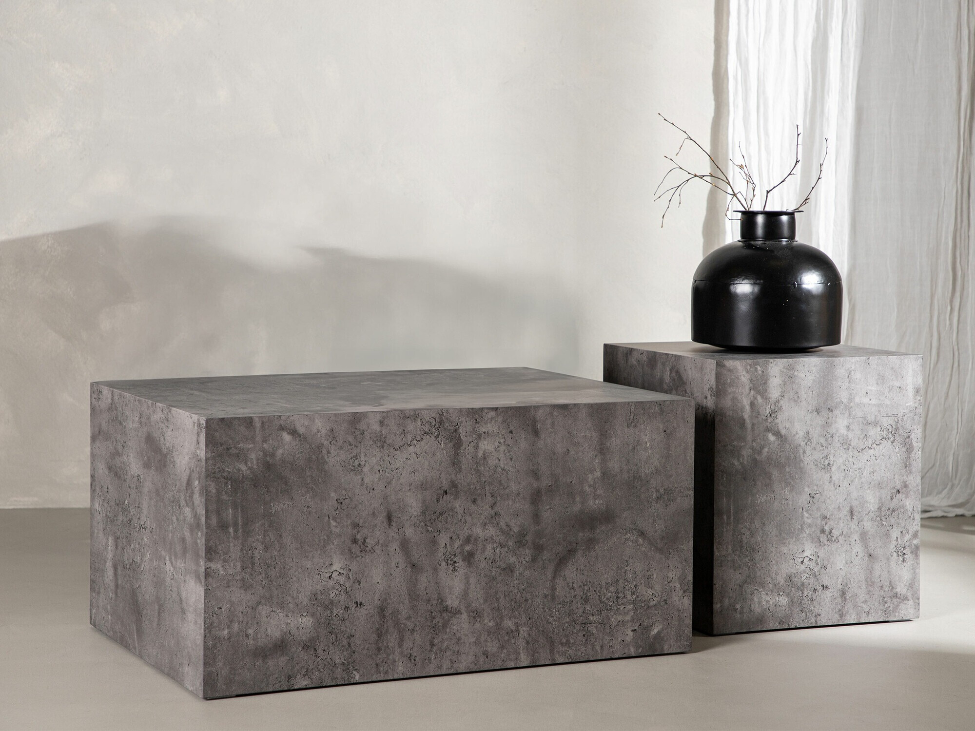 Set stolića za kavu Dallas 4539 (Siva)