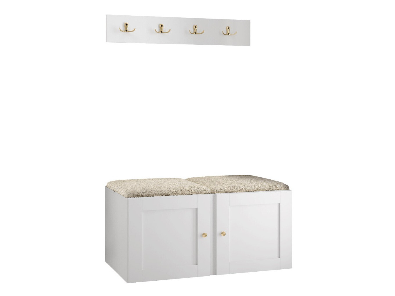 Set za hodnik Hartford 376 (Crna)