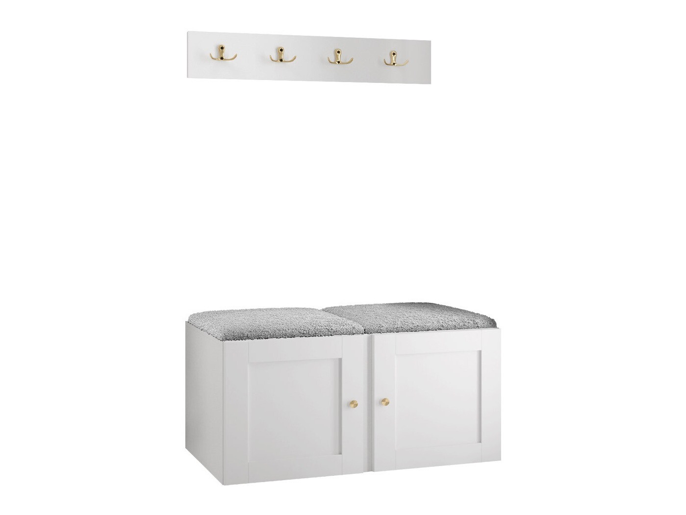 Set za hodnik Hartford 376 (Crna)