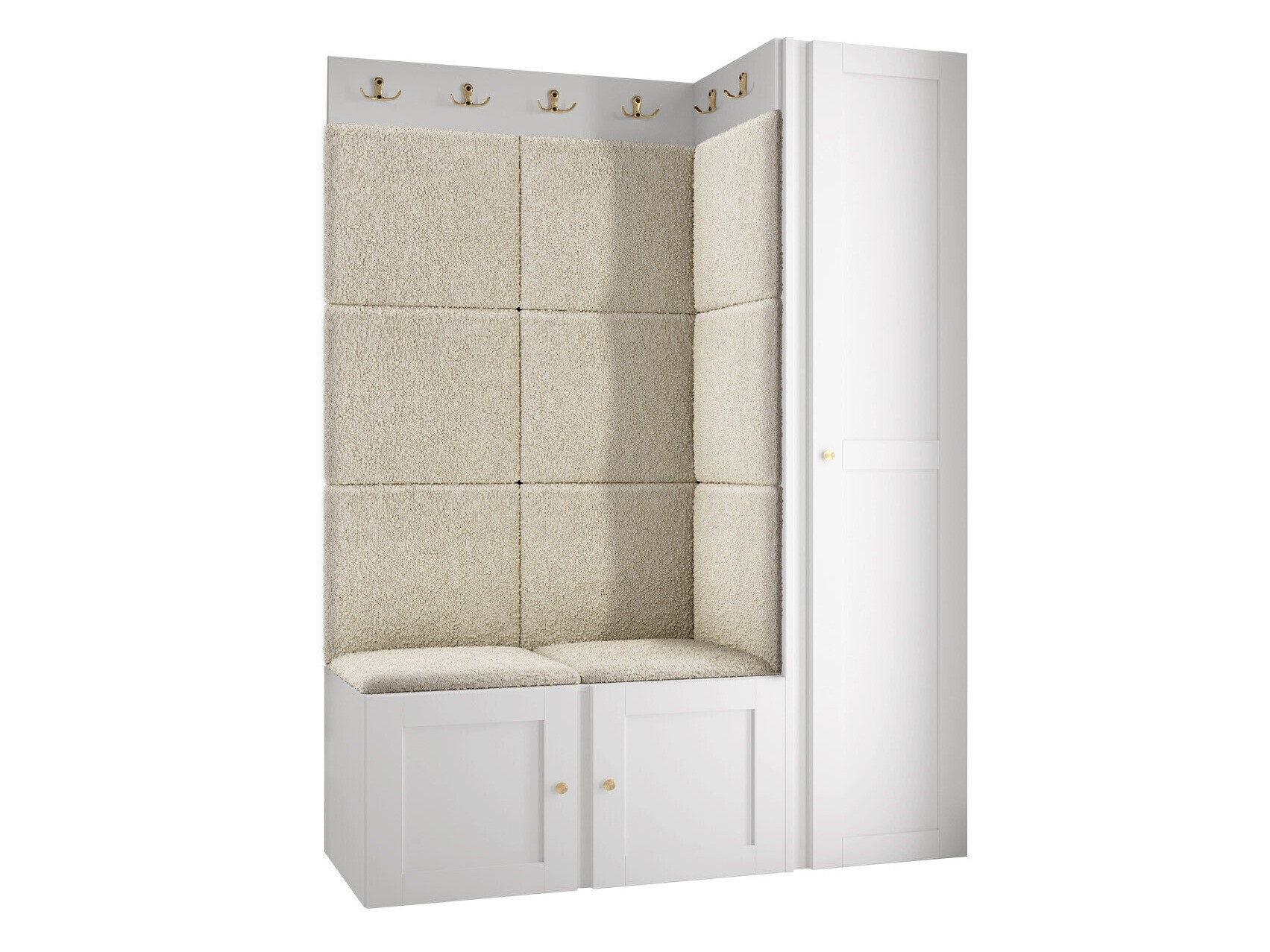 Set za hodnik Hartford 377 (Crna)