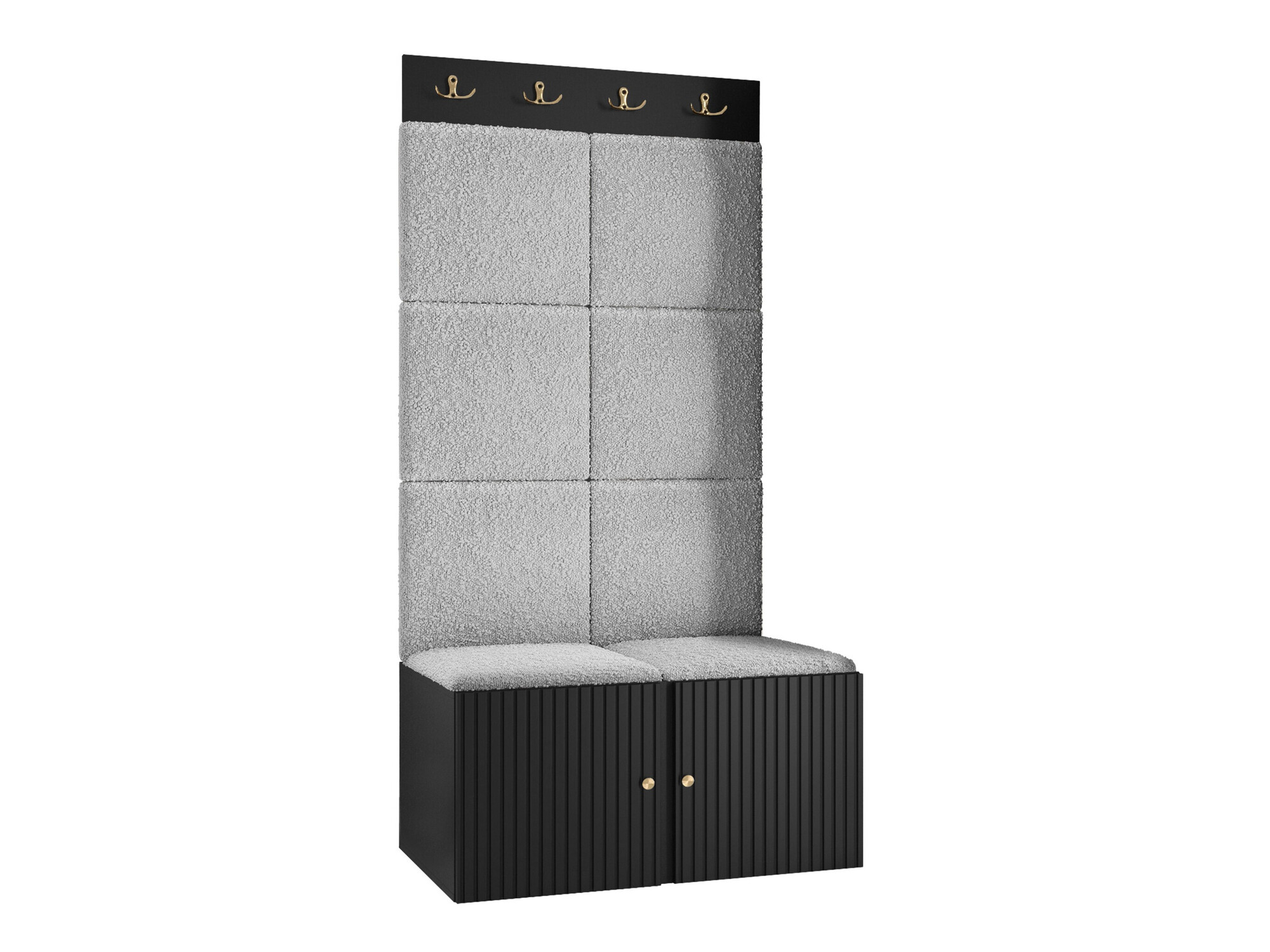 Set za hodnik Hartford 383 (Crna)